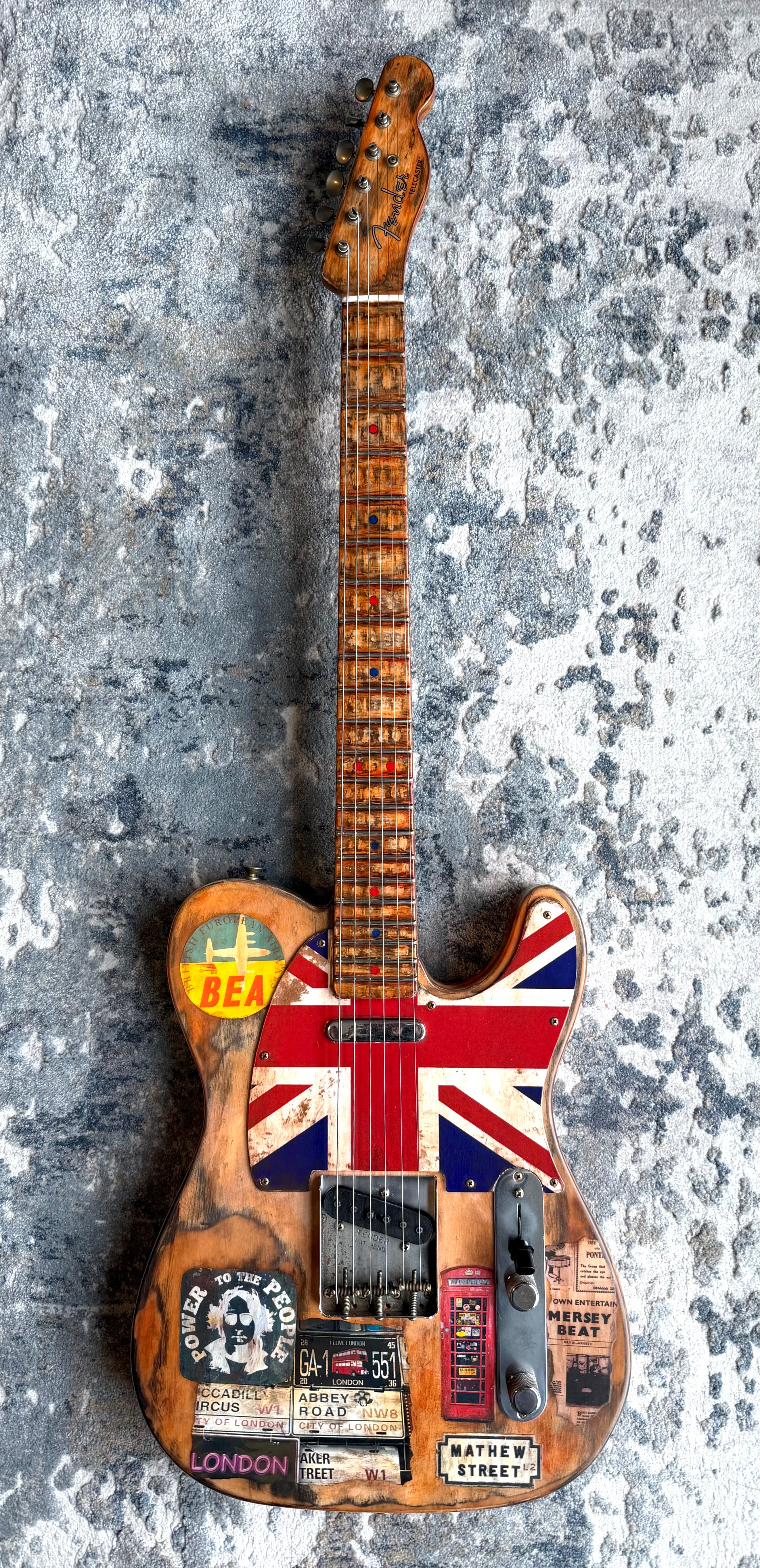 FENDER PRESTIGE SERIES-ONE OF A KIND MASTER BUILT BY GREG FESSLER: BRITISH INVASION TELE
